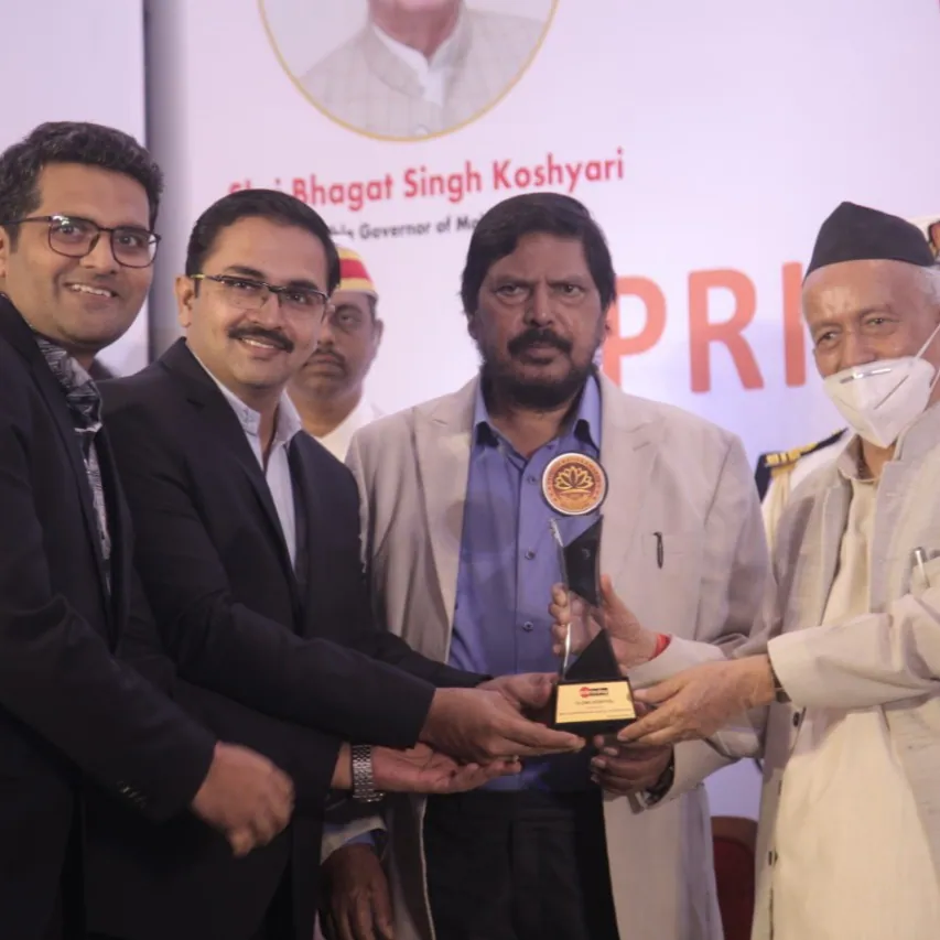 Receiving Best Gastroenterology Hospital Award with auspicious Hands of Honourable Governor of Maharashtra Mr Bhagatsingh Ji Koshyari, MP Rajyasabha Mr Ramdas Ji Athawale and Speaker of Maharashtra Vidhan Sabha Mr Rahul Ji Narwekar